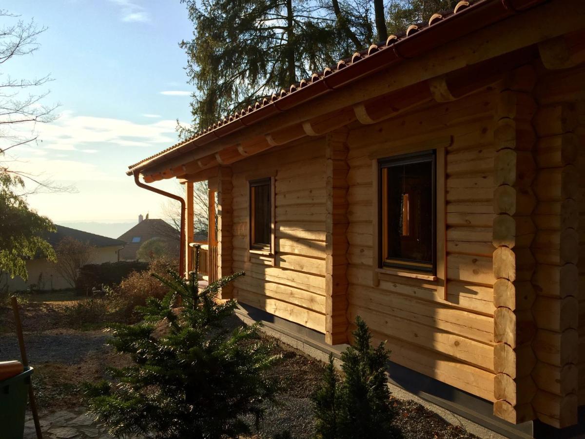 Blockhaus Chalet Mit Beheizbarem Badefass Und Infrarotsauna Auf Der Terrasse Oberschutzen Ngoại thất bức ảnh